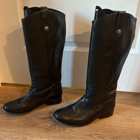 Frye Melissa Boots Black Size 9 - Picture 3 of 5